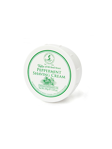 Taylor - Crème à raser - Menthe poivrée - 150g
