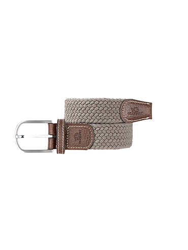 Billybelt - Elastic braided belt - Beige Taupe - Size 1