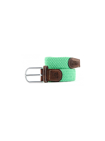 Billybelt - Ceinture tressée élastique - Vert Menthe - Taille 2