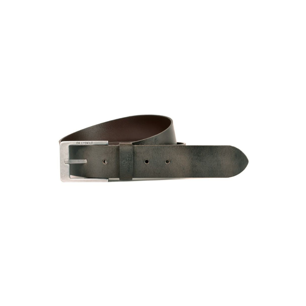 Billybelt - Leather belt - raw effect - Dark brown T 100
