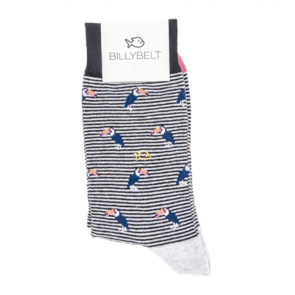 BillyBelt - Animal gekamd katoenen sokken - Le Toucan Rose