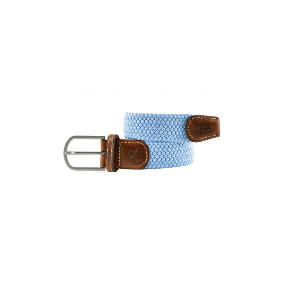 Billybelt - Elastische gevlochten riem - Brise Bleu - Maat 1
