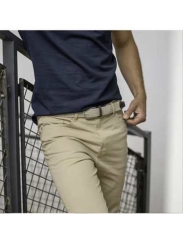 Billybelt - Ceinture tressée élastique - La Naturel - Taille 2