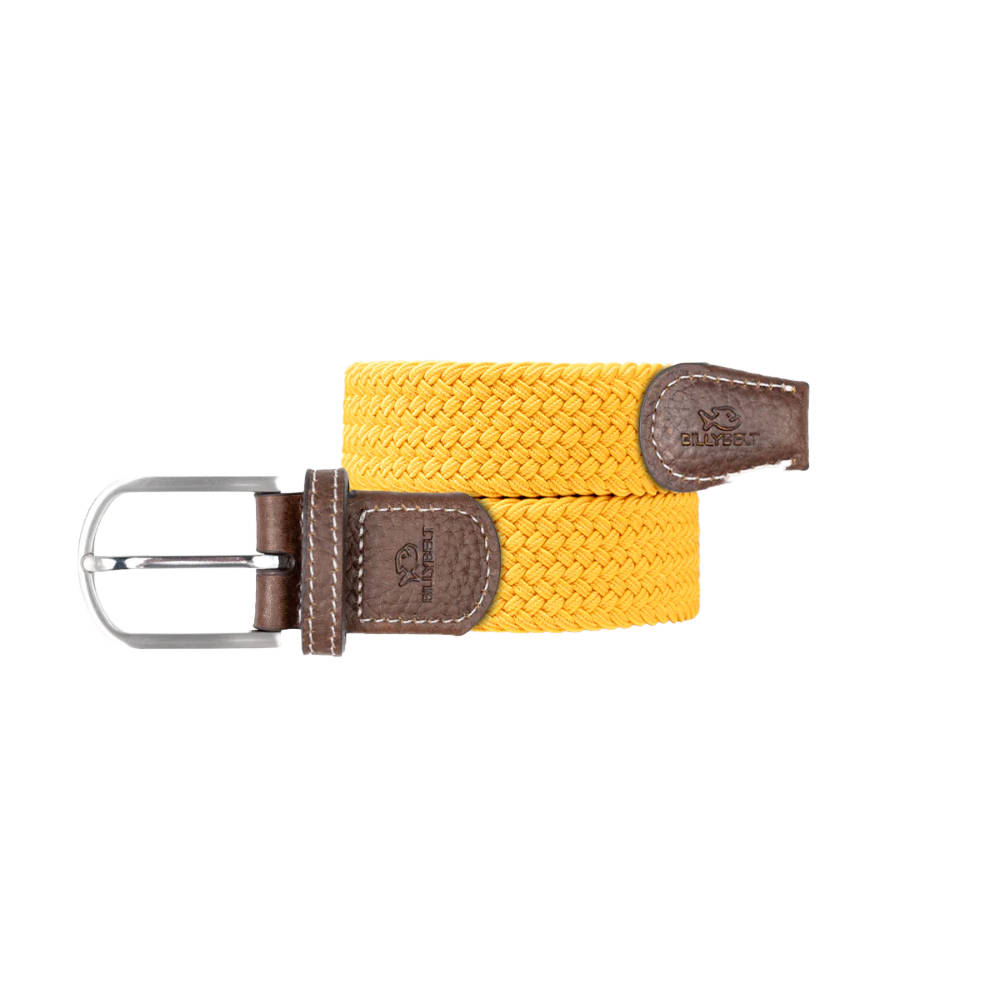 Billybelt - Ceinture tressée élastique - La Orange Tropical - Taille 1