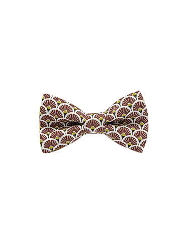 Jaggs - Bow tie "Grands Éventails" - Dark red