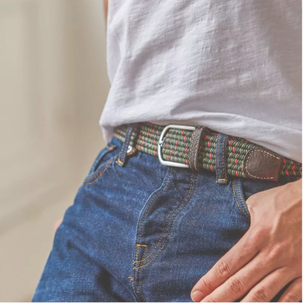 Billybelt - Cotton waxed elastic belt - Alboran - Size 1