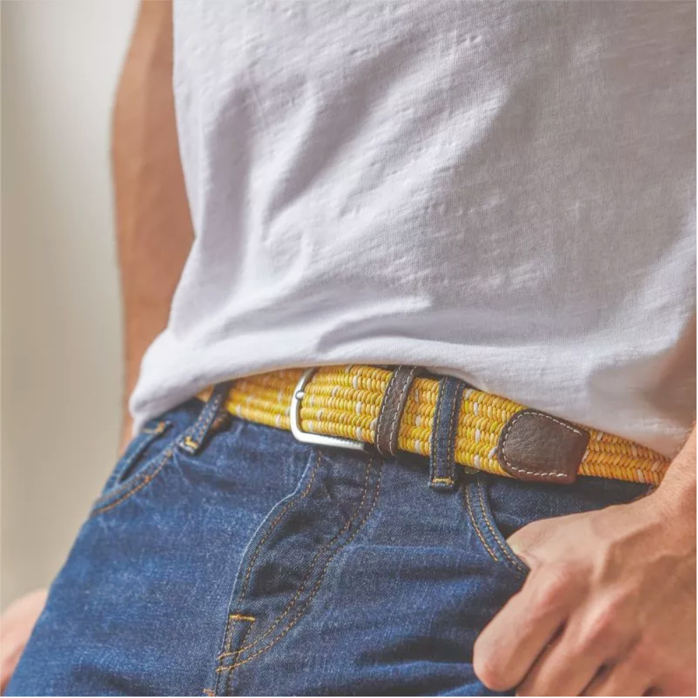 Billybelt - Cotton waxed elastic belt - Marmara - Size 1