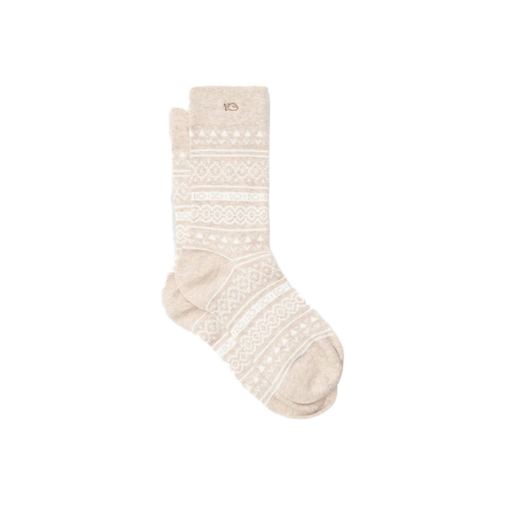 BillyBelt - Jacquard combed cotton socks - Beige