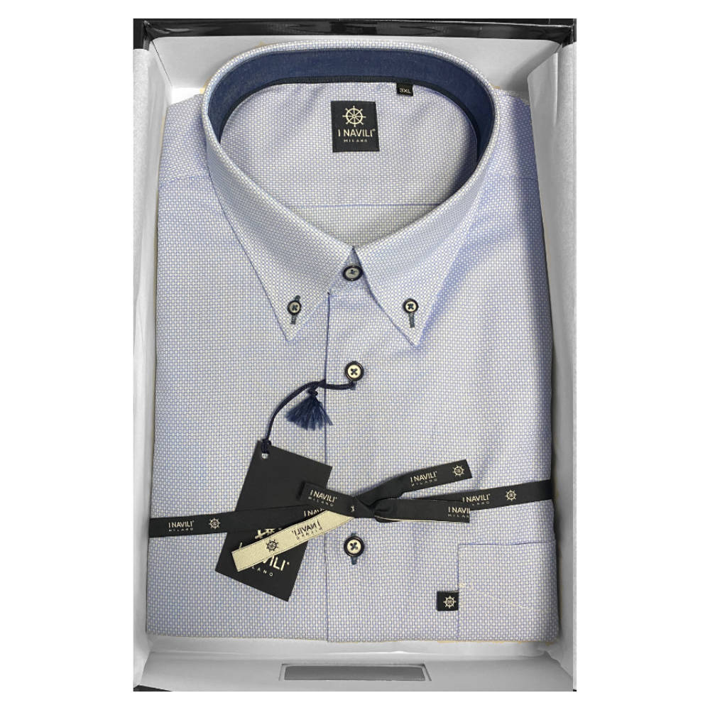 Navili - Chemise Lampedusa Bleu Clair - M