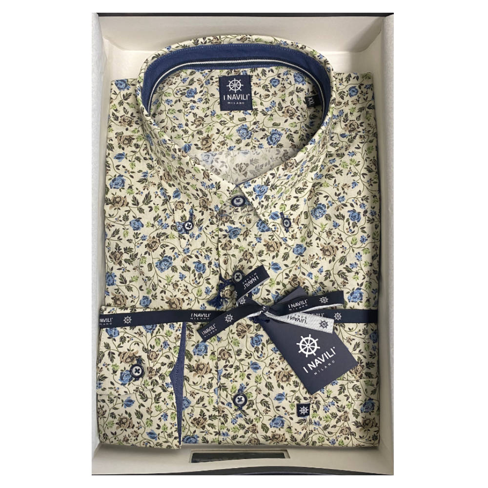 Navili - Beige Lampedusa Hemd - 2XL