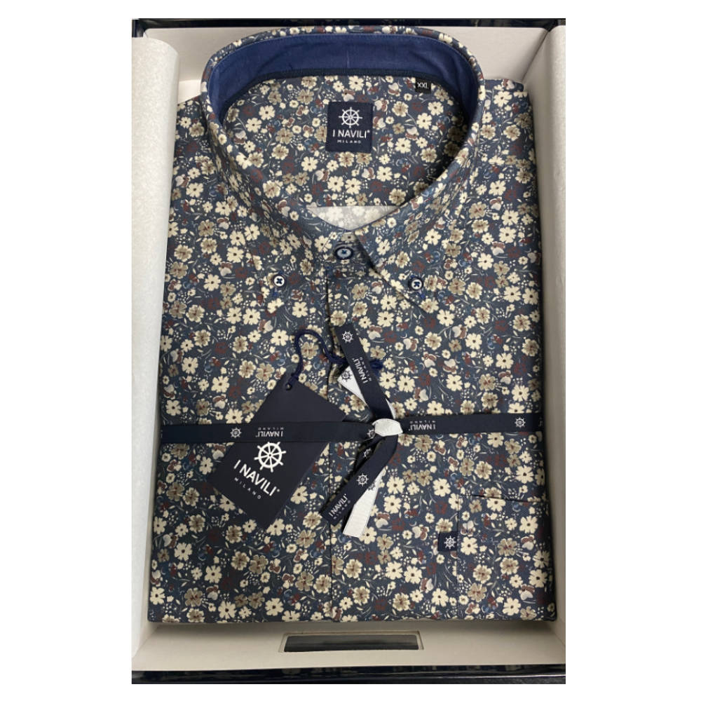 Navili - Chemise Lampedusa Bleu - L