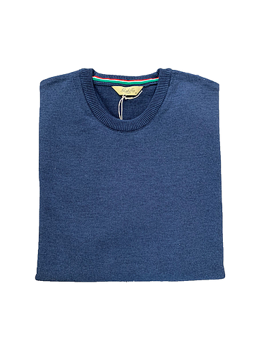 Galiffa - Pull Bleu Marine - Col rond - XL