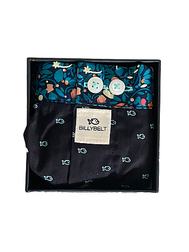 BillyBelt - Biologisch katoenen boxershorts - Billy Black - Maat M