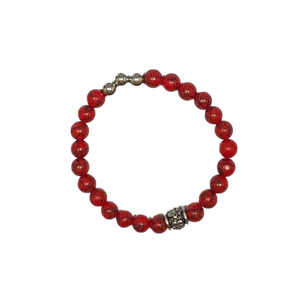 Willems - Fancy bracelet - Stone and steel