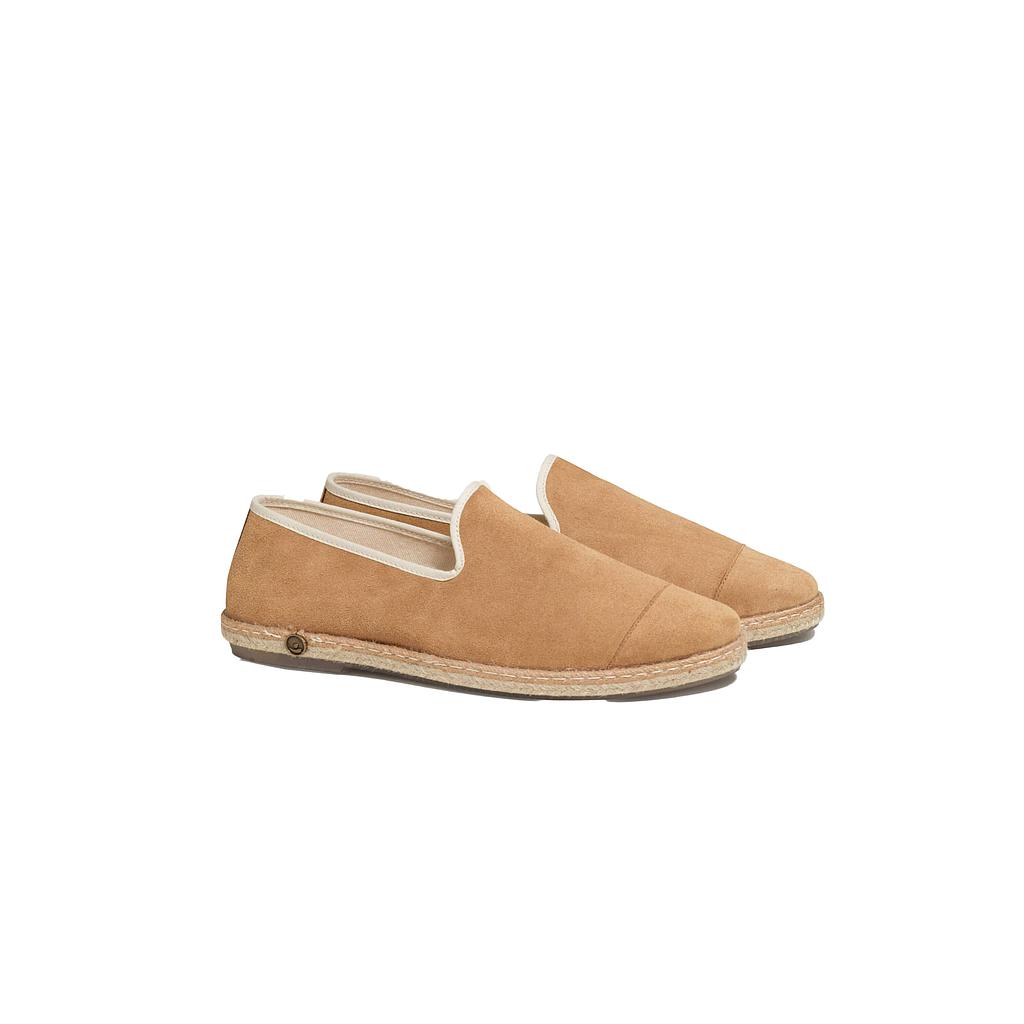 Angarde - Camel leder Espadrille - 42