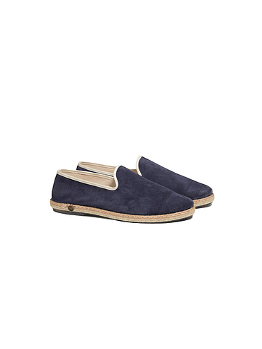 Angarde - Blauw leder Espadrille - 39 Medium
