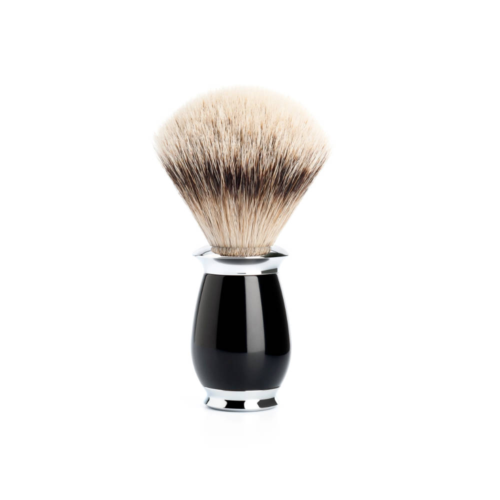 Muehle - Purist - Silvertip Badger - Black resin - 21mm