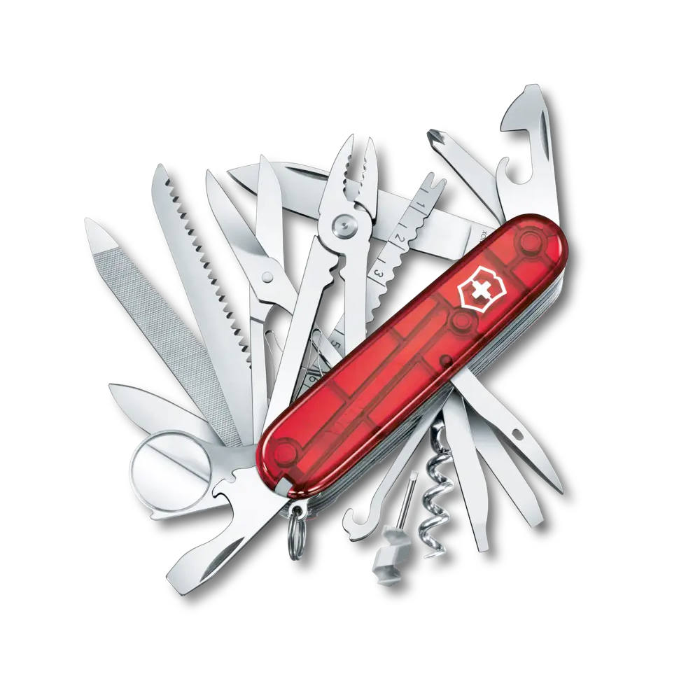 Victorinox - Swiss Champ - Transparant Red