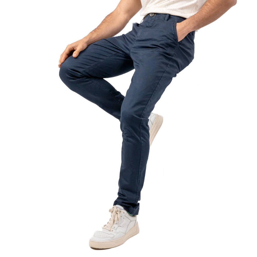 BillyBelt - Marineblauwe Chino Broek - 42
