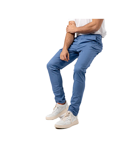 BillyBelt - Bleu glacier Chino Broek - 40