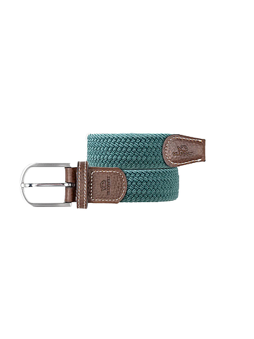 Billybelt - Ceinture tressée élastique - Pin vert - Taille 1