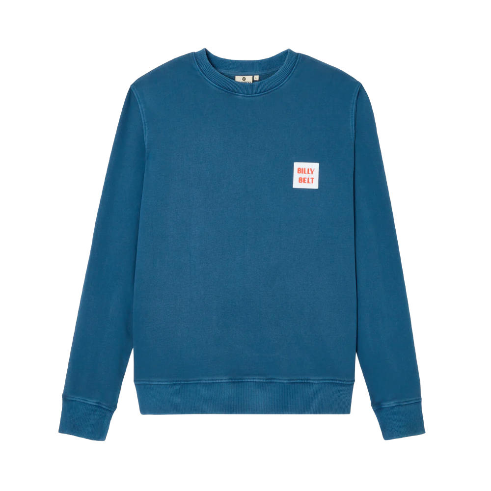 BillyBelt - Organic cotton sweatshirt 400 gr - Marine - S