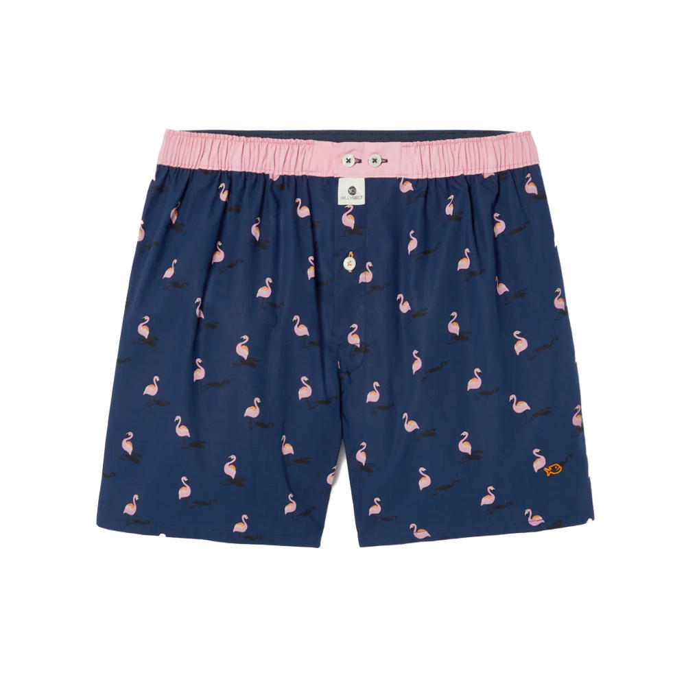 BillyBelt - Biologisch katoenen boxershorts - Flamingo - Maat L