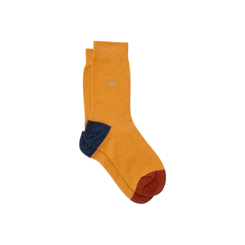 BillyBelt - Chaussettes unies - Jaune moutarde
