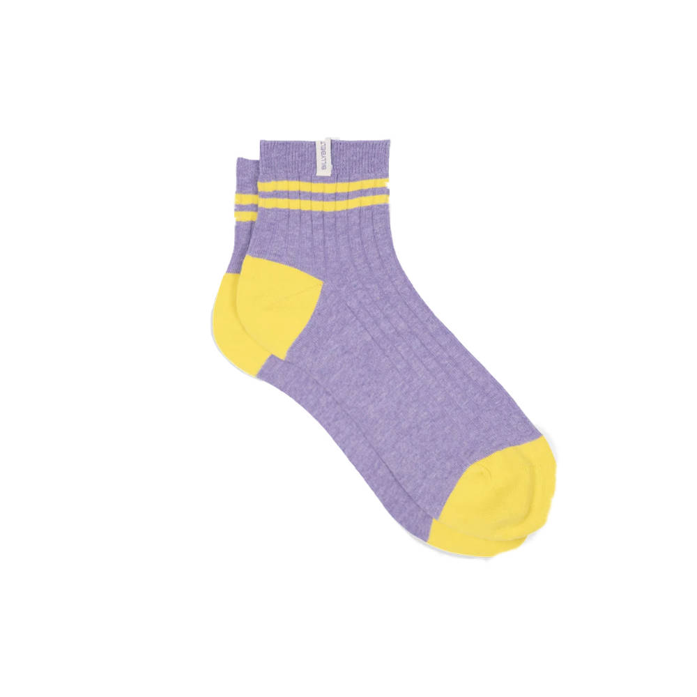 BillyBelt - Chaussettes mi-hautes - Vert, rayé orange