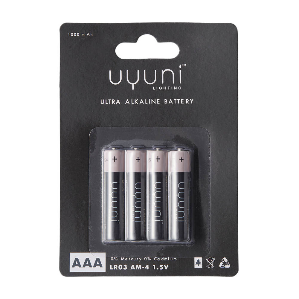 Uyuni - AAA Battery - 1,5v/1000mAh (4-pack)