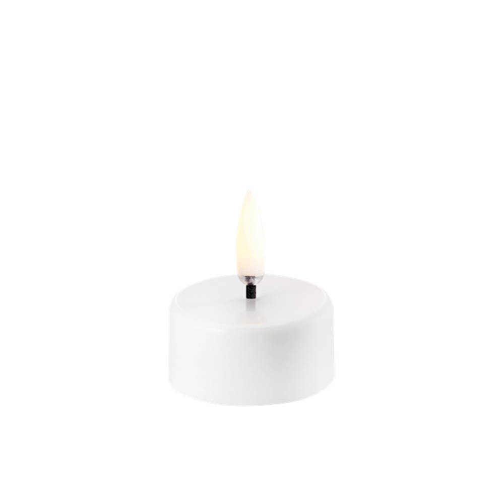 Uyuni - LED tealight 400 - Nordic white wax