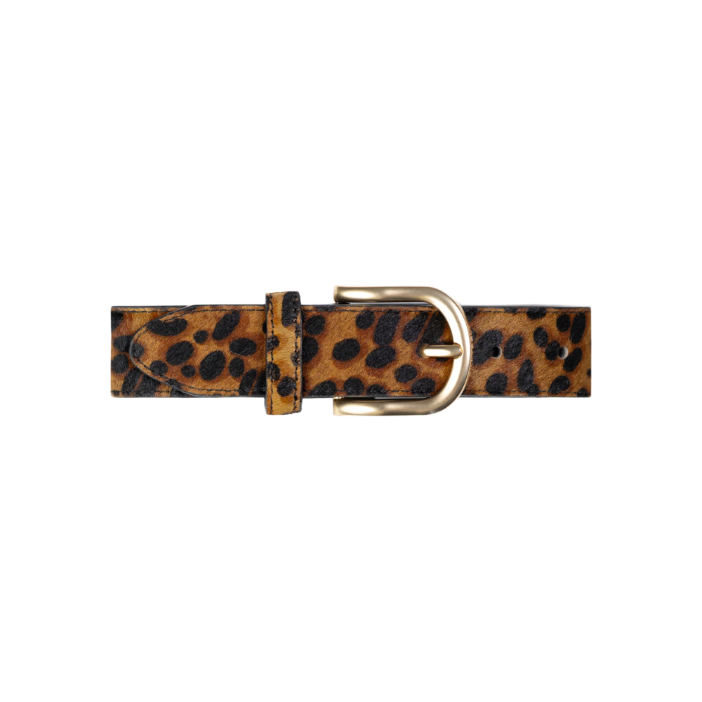 Billybelt - Ceinture femme en cuir unie - Motif léopard - Taille 85
