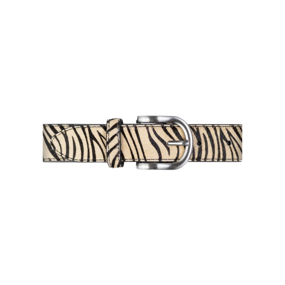 Billybelt - Ceinture femme en cuir unie - Zebre - Taille 85